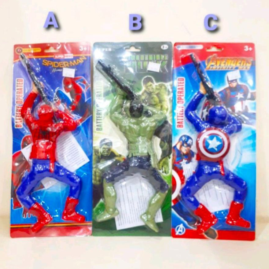 SALE =Mainan Anak Viral= COD MAINAN  ANAK LAKI LAKI ROBOT TENTARA SUPERHERO MERAYAP TIARAP ADA SUARA