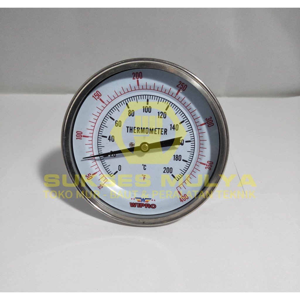Terbaru Termometer / Thermometer Payung Bimetal Thermometer 3" WIPRO