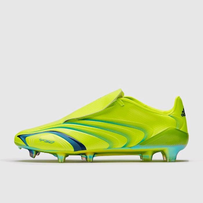 Sepatu Bola F50 Elite x Tunit FG - Lucid Lemon/Team Royal Blue/Lucid Aquamarine