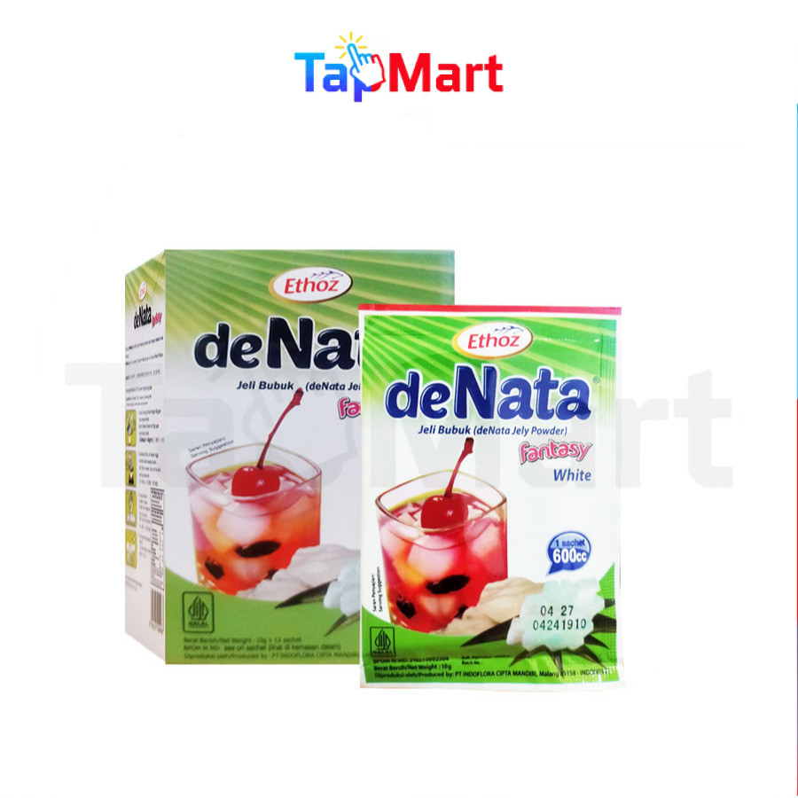TapMart - Ethoz de Nata Jeli Bubuk 10 gr x 12 pcs BOX deNata Jely Powder Jelly