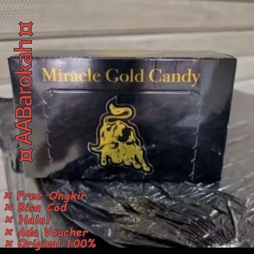 Miracle Gold Candy Permen Stamina Permen Kesehatan Permen Miracle Gold Candy isi 30Pcs