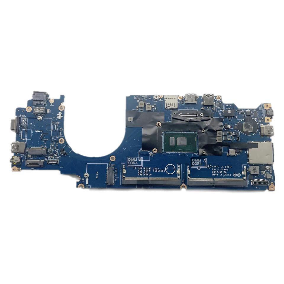 -04XVDF -05Y099 LA-E081P Motherboard For Dell Latitude 5480 E5480 Laptop with i5-6200U i5-6300U i5-7