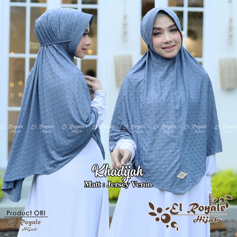 Terbaru Jilbab bergo hijab instan Khimar KHADIJAH XL ORI EL ROYALE