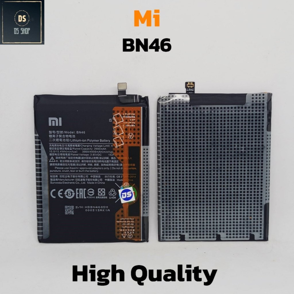 Baterai HP Xiaomi Redmi 7 BN46 Batrai Xiomi Redmi Note 8 Redmi Note 6 BN 46 Ori Original OEM Batre