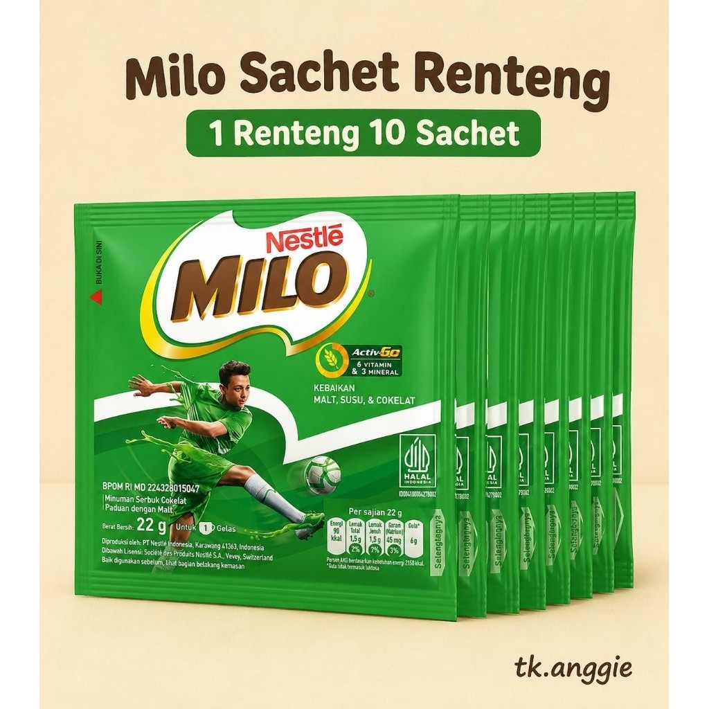 [Milo] MILO ACTIV-GO 22GR SACHET RENCENG