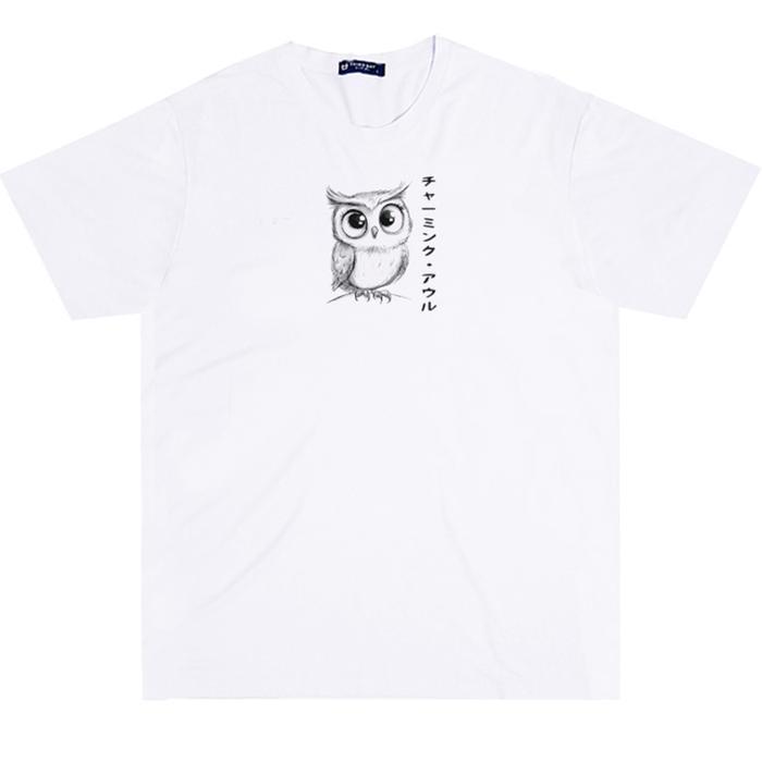MTU88 Kaos burung hantu instacool putih - L