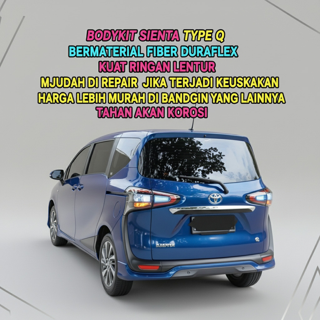 [ready] bodykit sienta type Q bodikit sienta bodykit toyota sienta Q bodikit