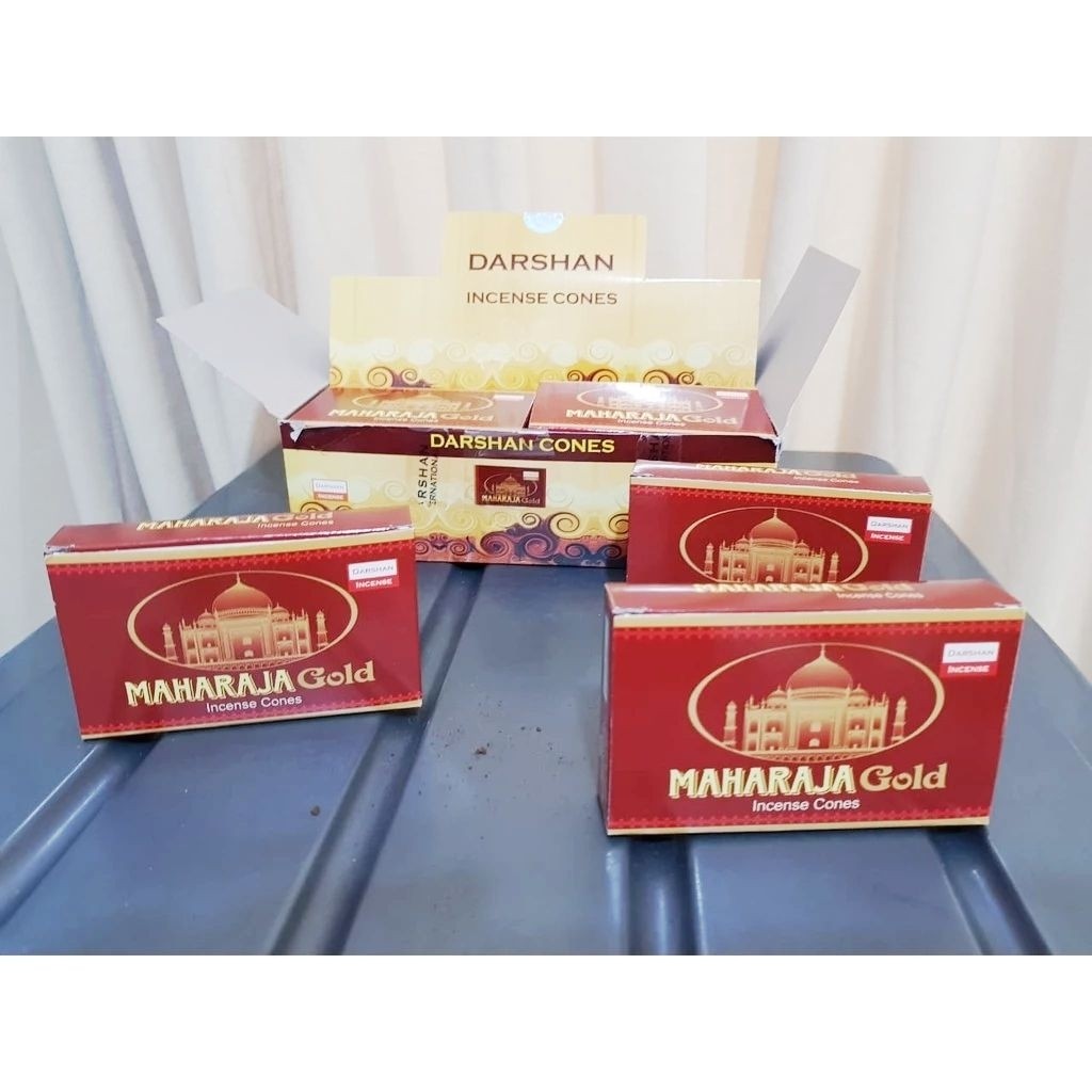 Dupa Maharaja Gold 1box isi 12 pack Dupa Darshan Mahaja Gold Grosir