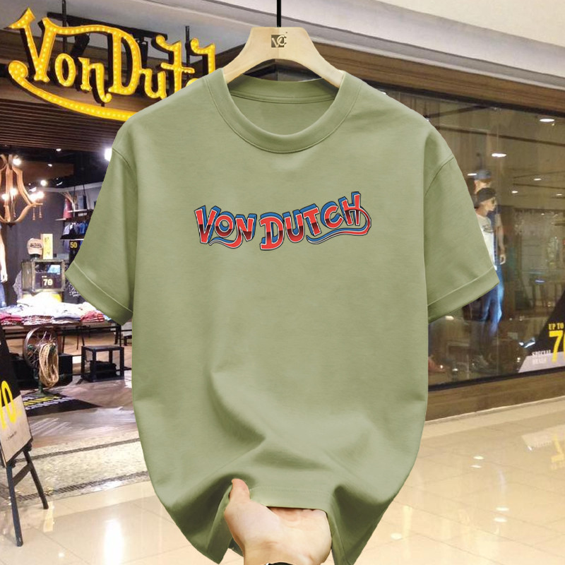 Kaos VON DUTCH Original Pria Trucker Style T-shirt Premium Quality Streetwear