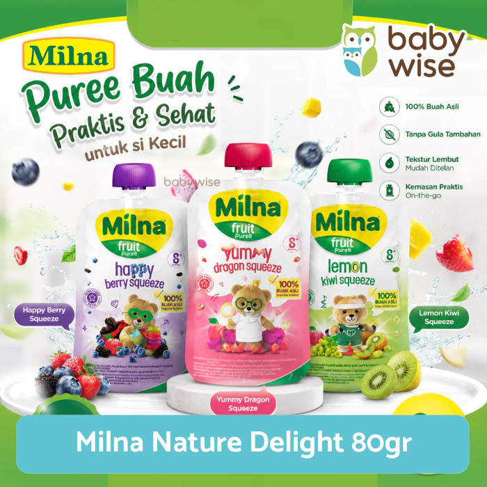 Milna Nature Delight 80gr - Mpasi Jus Buah Anak