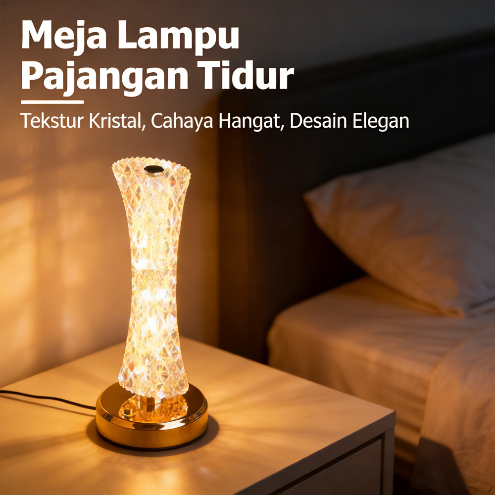 Meja Pajangan Tidur Lampu Mewah