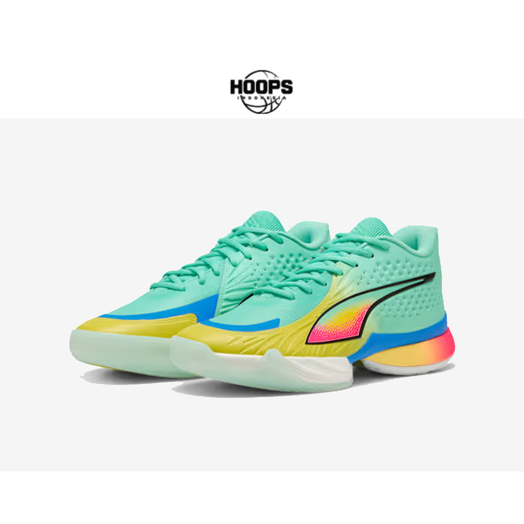 Puma Stewie 5 Women's Turbo Mint Jelly 312745-01 Sepatu Basket Wanita /Unisex Hoops Indonesia