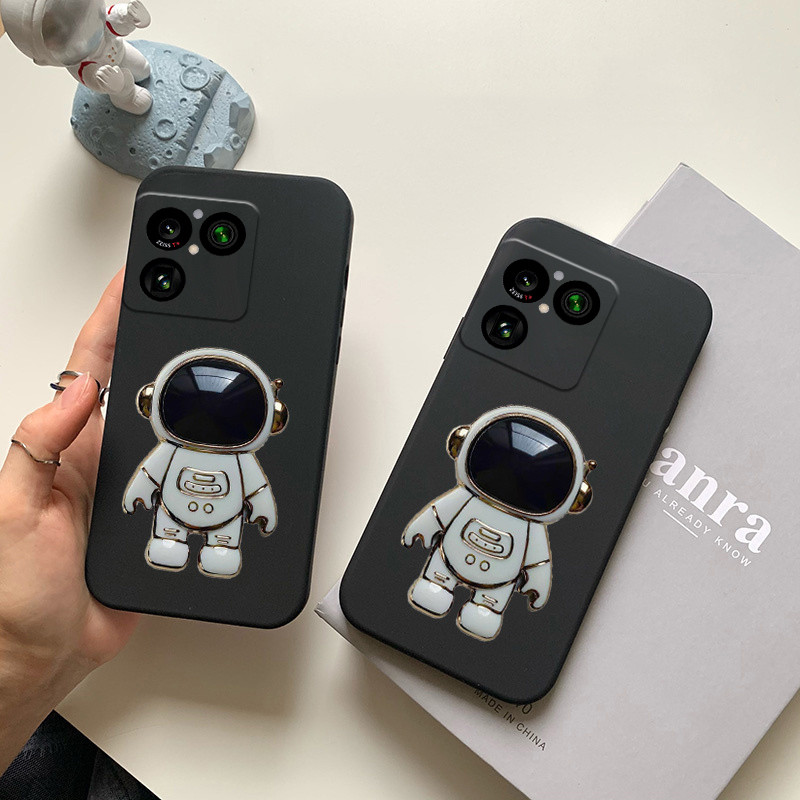 New Phone case SONY Xperia 1 Viii Back cover Fashionable Cartoon Astronaut Stand dustproof Smooth fo