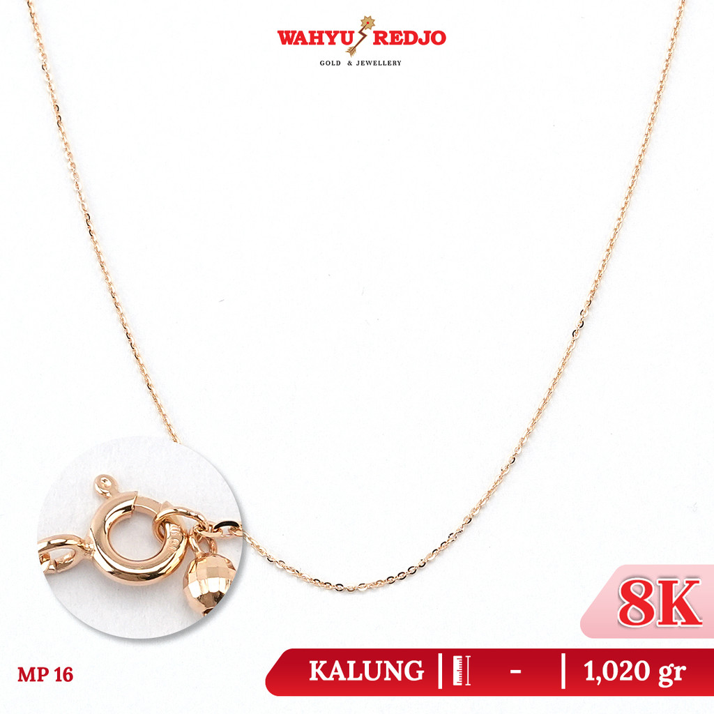 Kalung Fancy Serut Emas Kadar 8K Wahyu Redjo Pameran