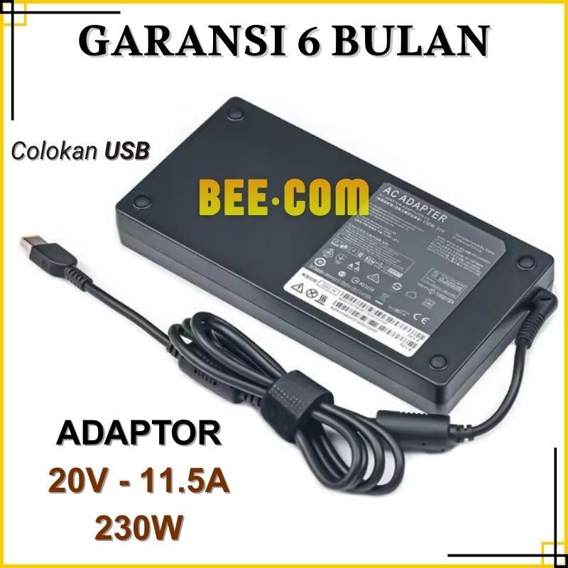 Adaptor Charger Legion 5 Pro Legion Y540 Y545 Y740 Y920 NEW -BEE