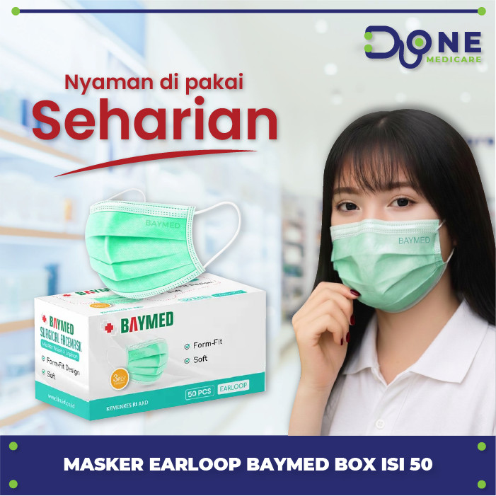 Masker Medis Earloop Baymed