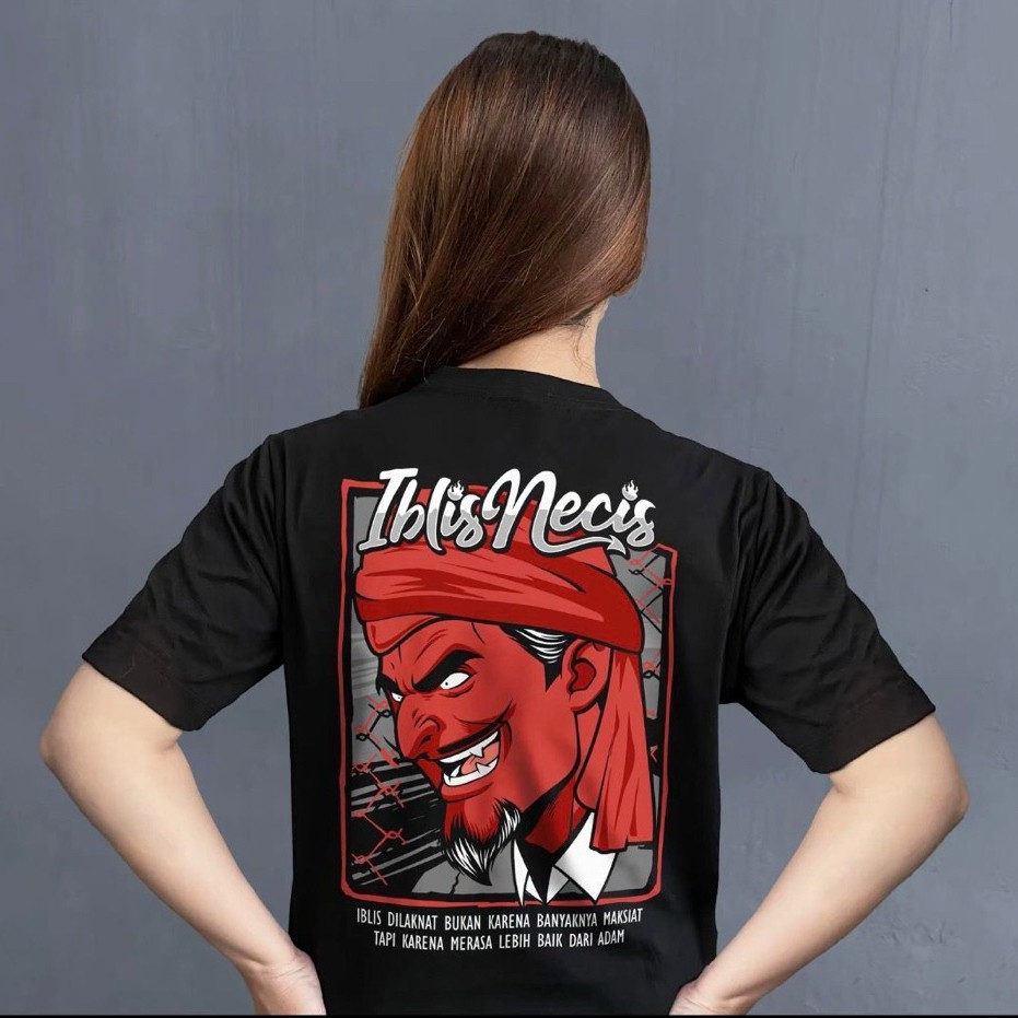 TSHIRT/KAOS KATA KATA IBLIS NECIS