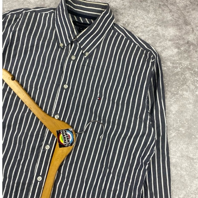tommy hillfiger original stripe long shirt