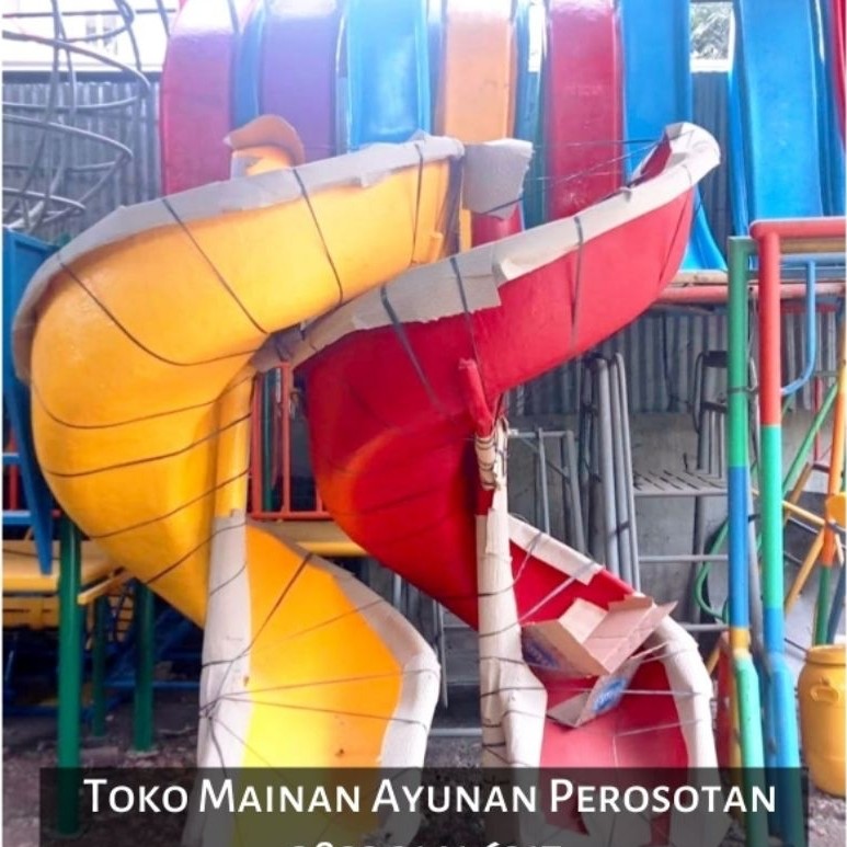 Perosotan - Prosotan - Perosotan Besi Outdoor - Prosotan Besi Outdoor - Perosotan Anak Tk Paud - Pro