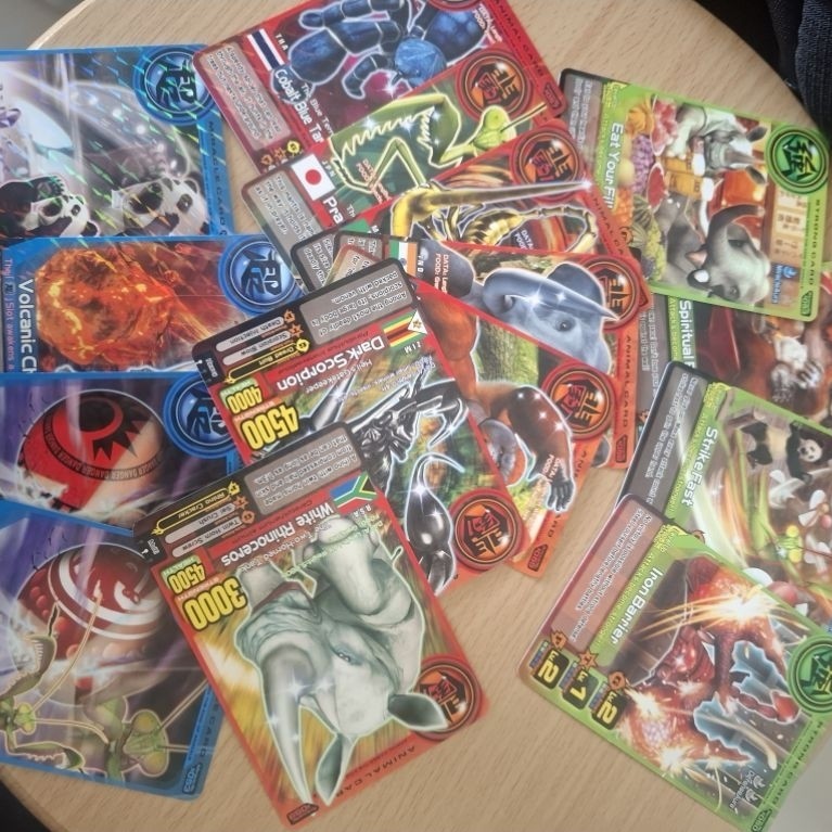 Common Red ( Animal ) Cards Animal Kaiser Plus Version 3