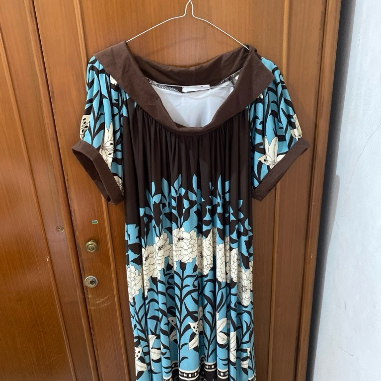 Dress Bunga Coklat