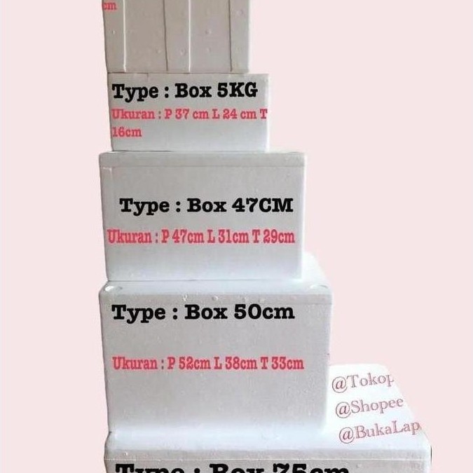Styrofoam Box/Stereofoam box 30CM/box es krim