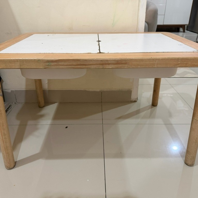 Preloved Meja Sensory Play Anak Table Montesorry Kids IK EA
