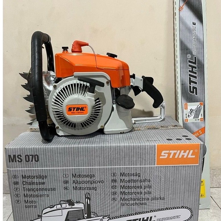 Mesin Chainsaw Senso Stihl MS-070 Bar 36" Komplit Fullset Murah Bisa COD