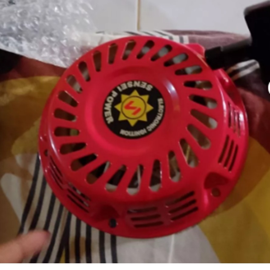 Recoil starter/stater tarik assy GX110 / GX160 bahan besi merk Sensei