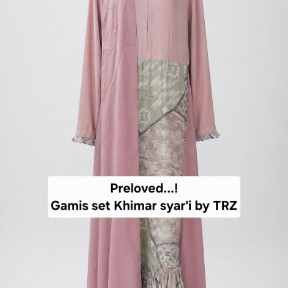 Preloved... Gamis set Khimar by TRZ