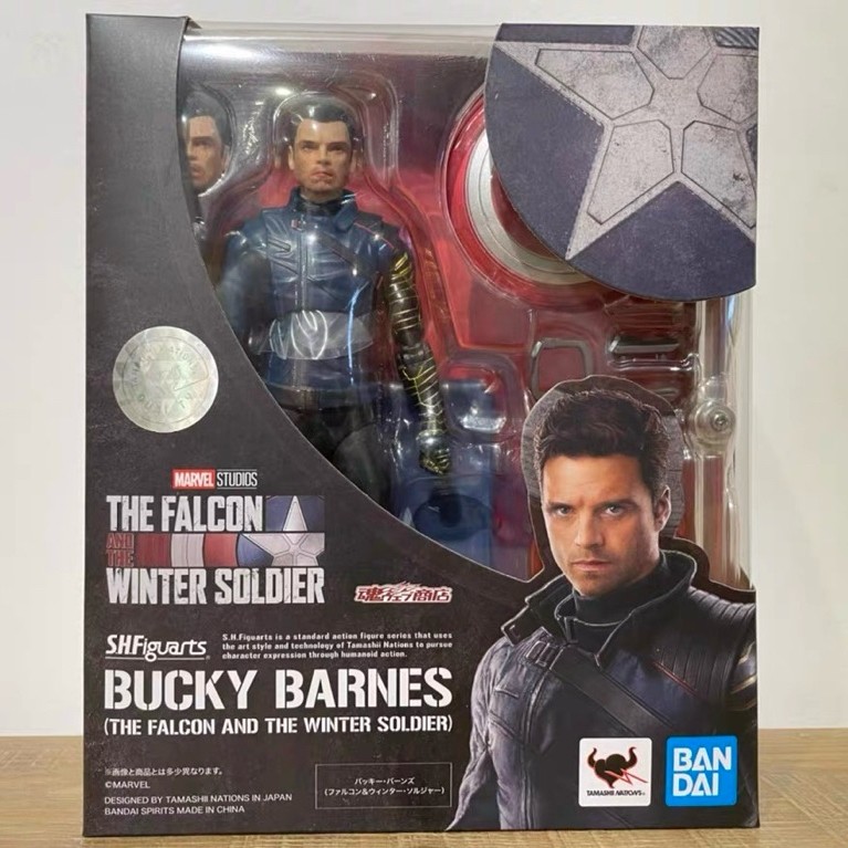 BANDAI | S.H.Figuarts Marvel Studios Bucky Barnes (The Falcon and The Winter Soldier) Figure