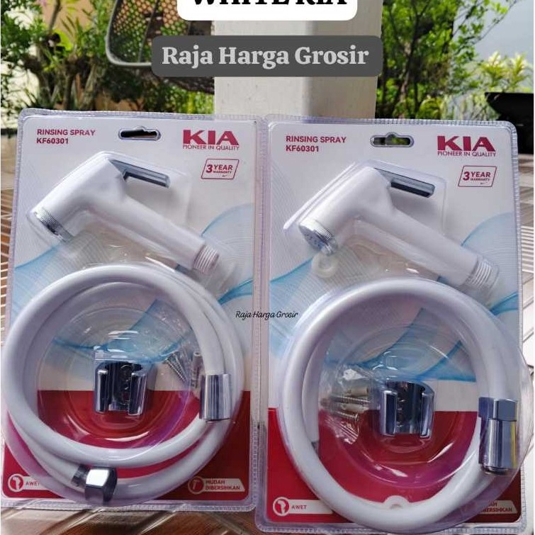 KF60301 JET SHOWER PUTIH KIA // JET SHOWER TOILET KIA PUTIH / BIDET SPRAY PUTIH