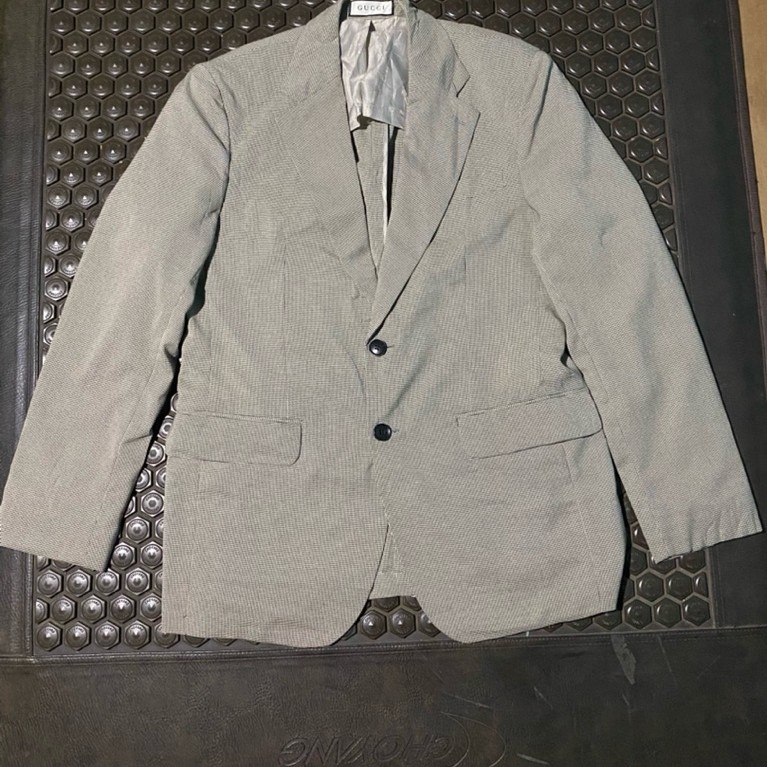 BLAZER JAS SUPER LUXURY GUCCI TARTAN KECIL MEWAH BRANDED