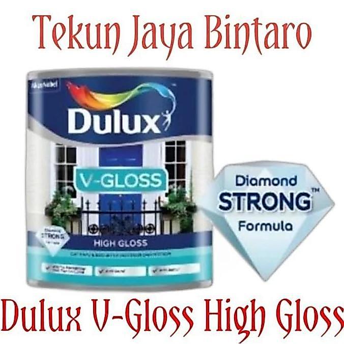 DULUX V-GLOSS HIGH GLOSS 0,8 LT - LOUD STONE DOFF 40708 MURAH!