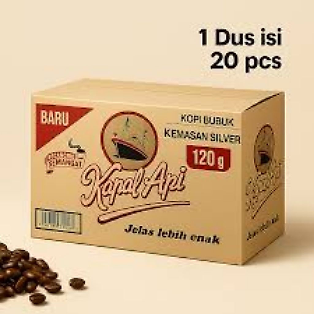 kopi kapal api silver 120 gram