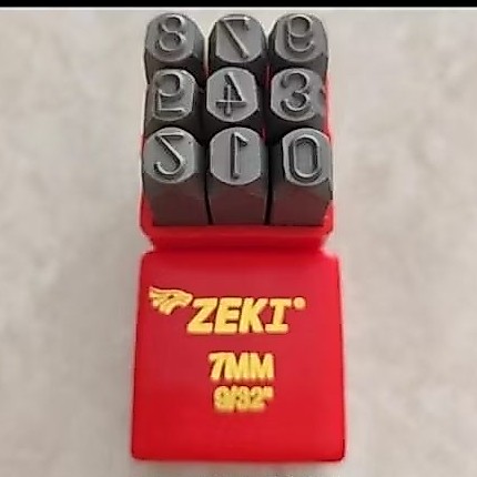 ZEKI/ TOYODA  KETOK ANGKA 7MM.