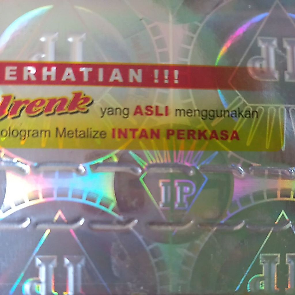 Logo stiker hologram Jrenk#cfee