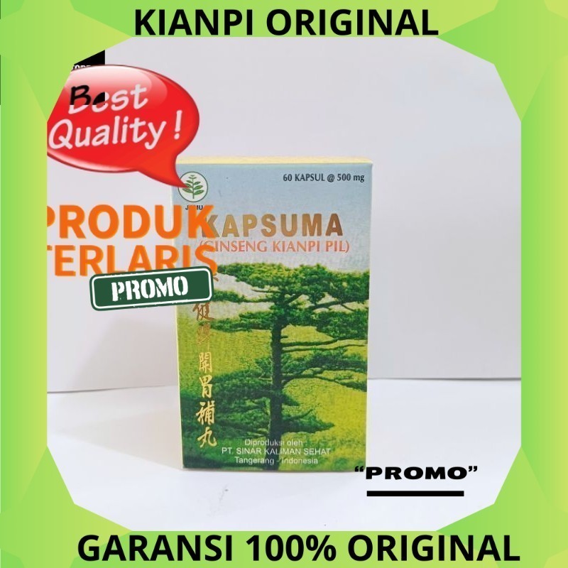 yasmin_jaya112 - Paling Banyak Dicari - manteb bangetb  Kapsuma (Ginseng Kianpi Pil) 60 Kapsul #kian