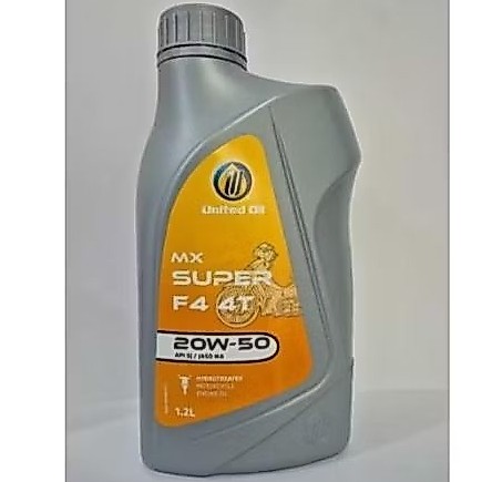 United MX Super F4 20W50 1.2L Oli Motor Roda 3 tossa viar
