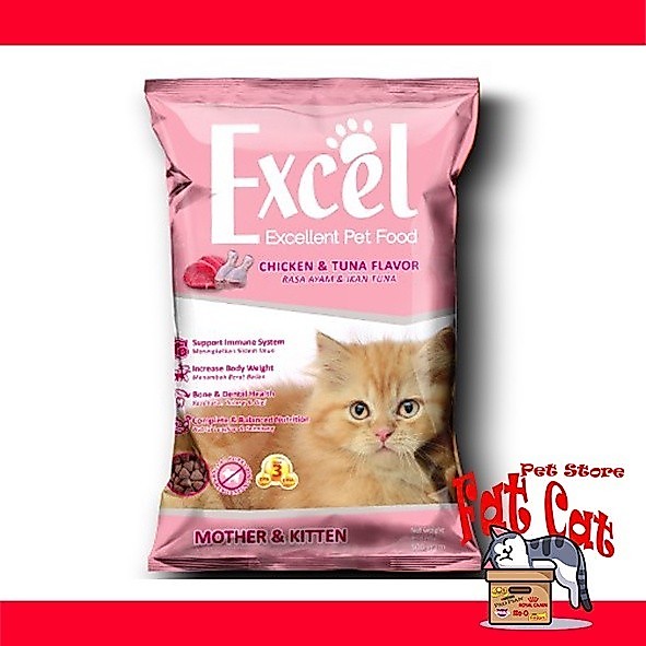 Excel mother & kitten 500gr - makanan kucing excel mother kitten