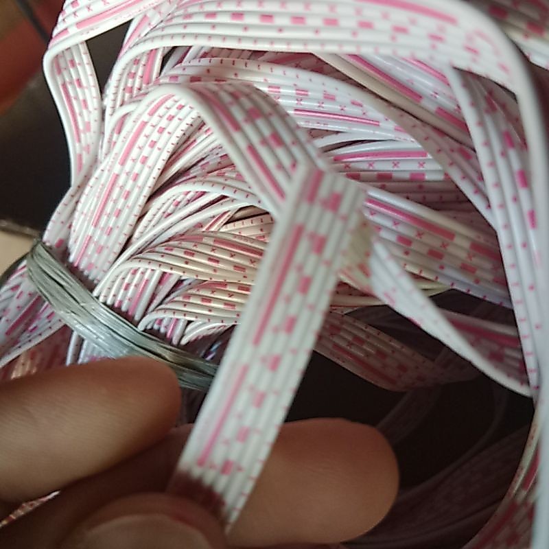 KABEL PITA 6 PIN Kabel pita 6 jalur 6pin Kabel rakit untuk power amplifier