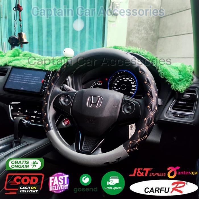 Cover Stir Mobil Sarung Stir Mobil Avanza Brio HRV - Abu, S