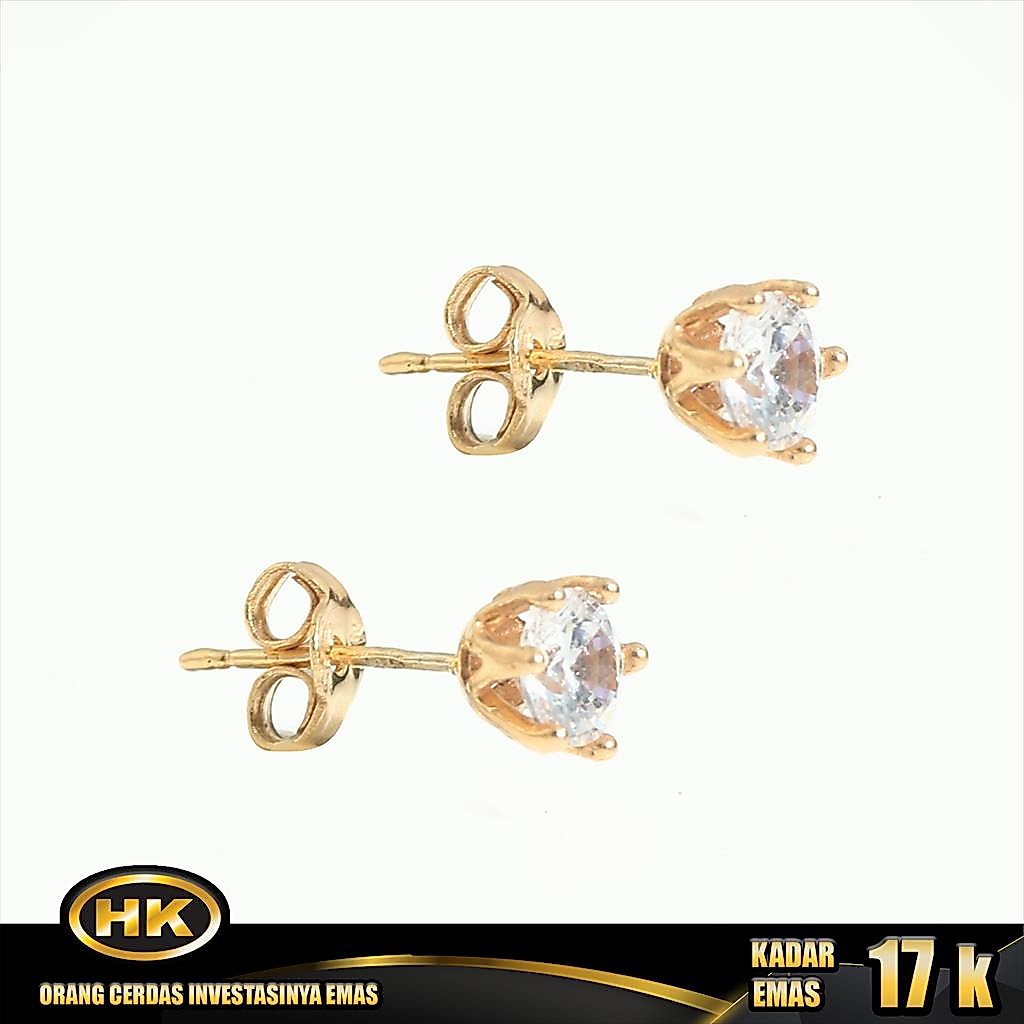 HK Mustika Gold - Giwang Emas 17K - Desy