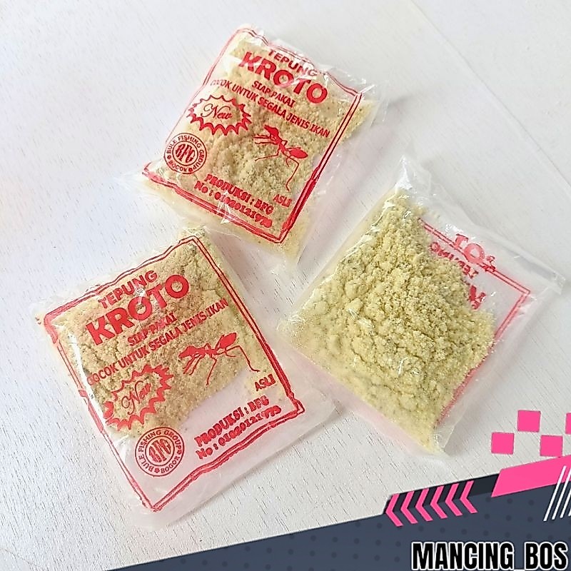TEPUNG KROTO SUPER ASLI BFG - UMPAN PANCING