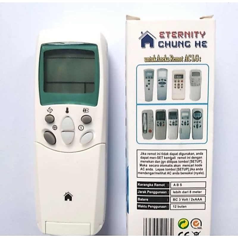 Remot AC LG / Remote Universal AC
