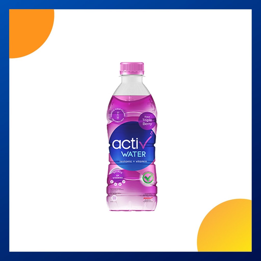 Activ Water Rasa Triple Berry 380 Ml Botol