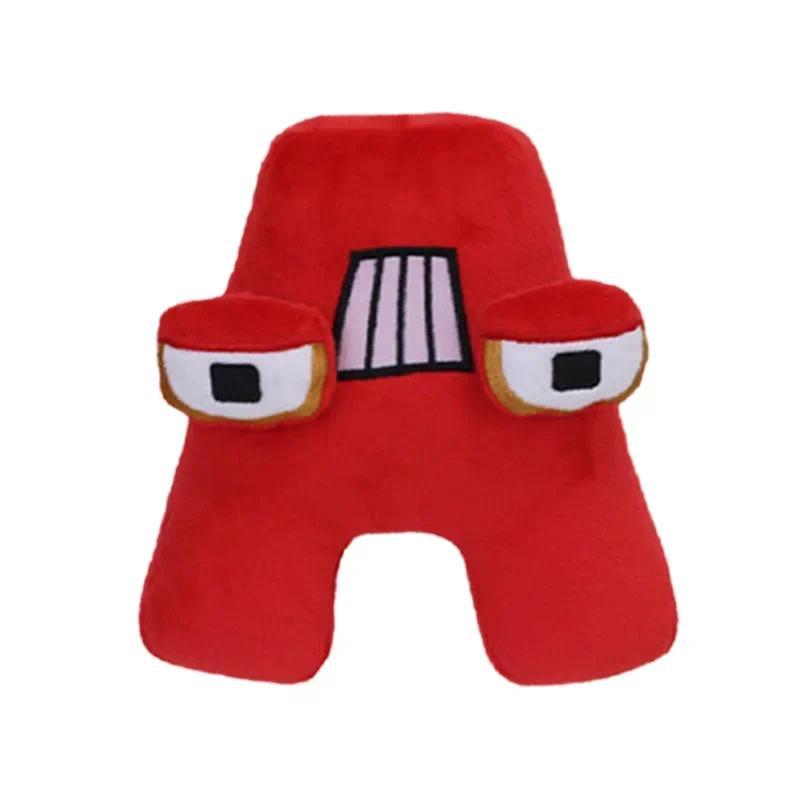 Boneka Plush Alphabet Lore Anime Kawaii, 26 Huruf Inggris, Boneka Isi, Mainan Edukasi Anak, Boneka P