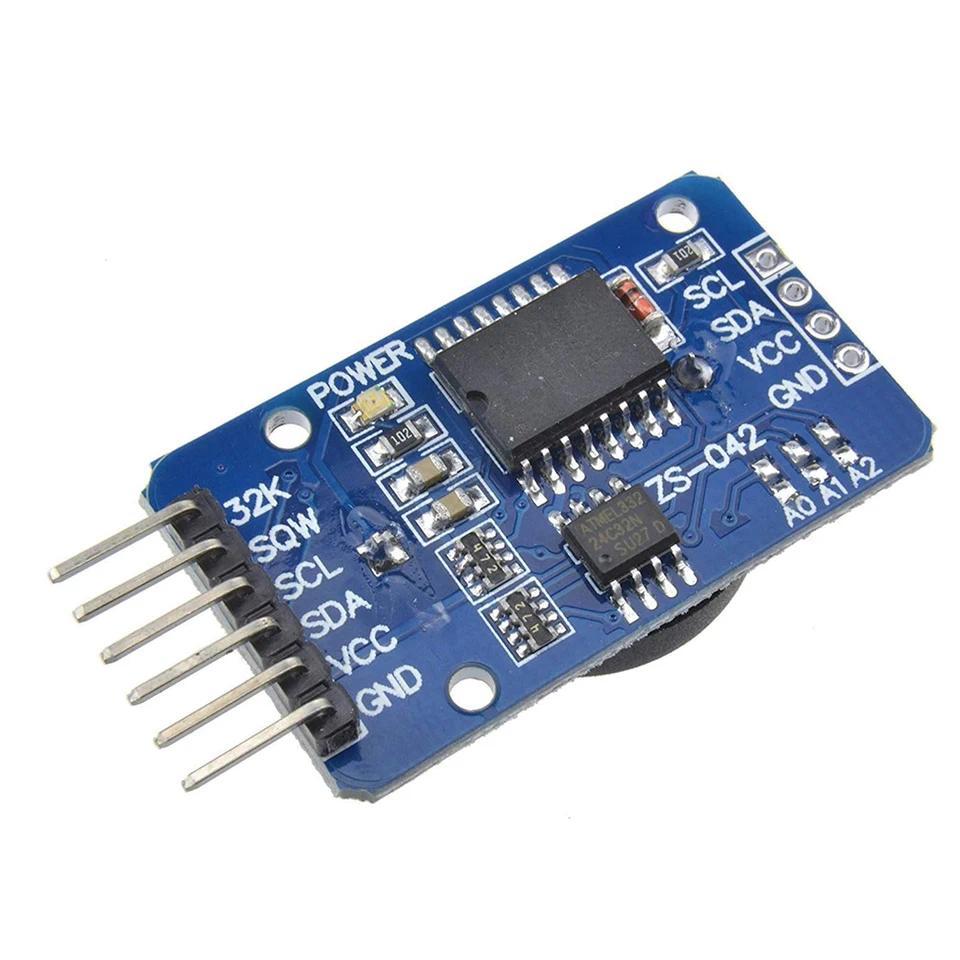 Modul Jam Waktu Nyata DS3231 Sensor RTC Presisi Tinggi AT24C32 IIC/DS3231M Memori Waktu Nyata 33V/5V