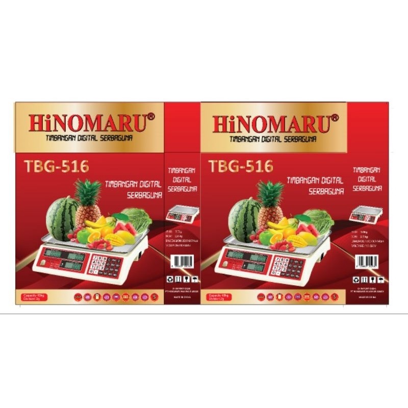 hinomaru Timbangan Digital Timbangan Buah 40Kg