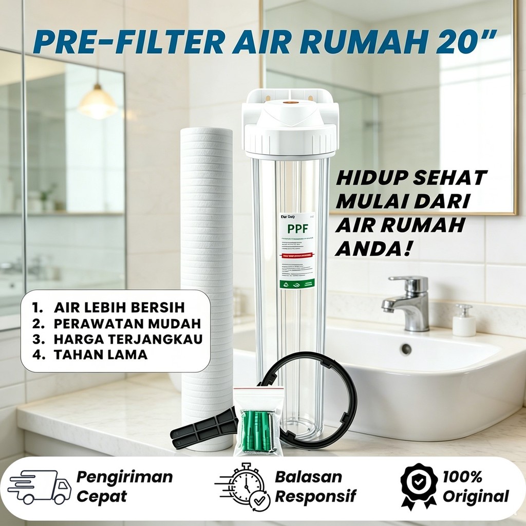 HOUSING FILTER AIR  20" + Filter PPF 5 Micron